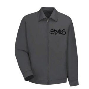 Rolling Stones rare XL jacket Paint it Black zip up brand new sold out! in sz XL